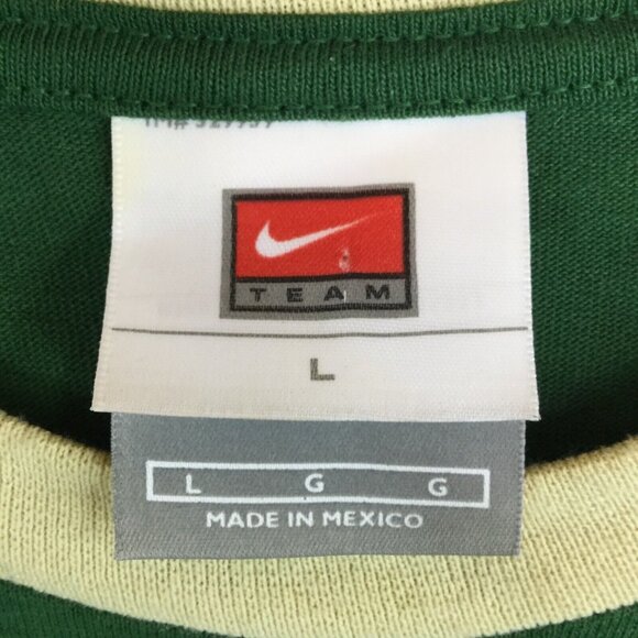 Nike University of South Florida Bulls Shirt USF Men Large Green Short Sleeve - Picture 4 of 10